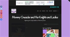 Desktop Screenshot of mommycrusader.com